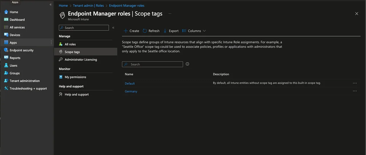 Kennst du bereits Intune Scope Tags?