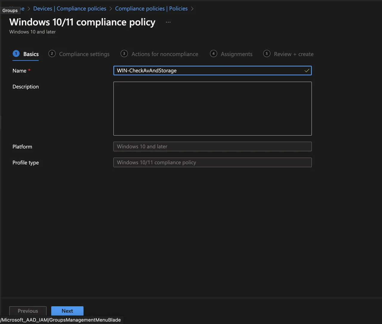 Custom Compliance Script verwenden + Beispielskript
