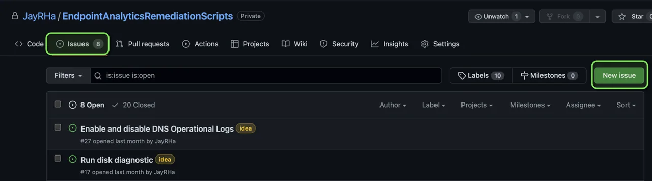 Community-Repository für Endpoint Analytics Remediation-Skripte