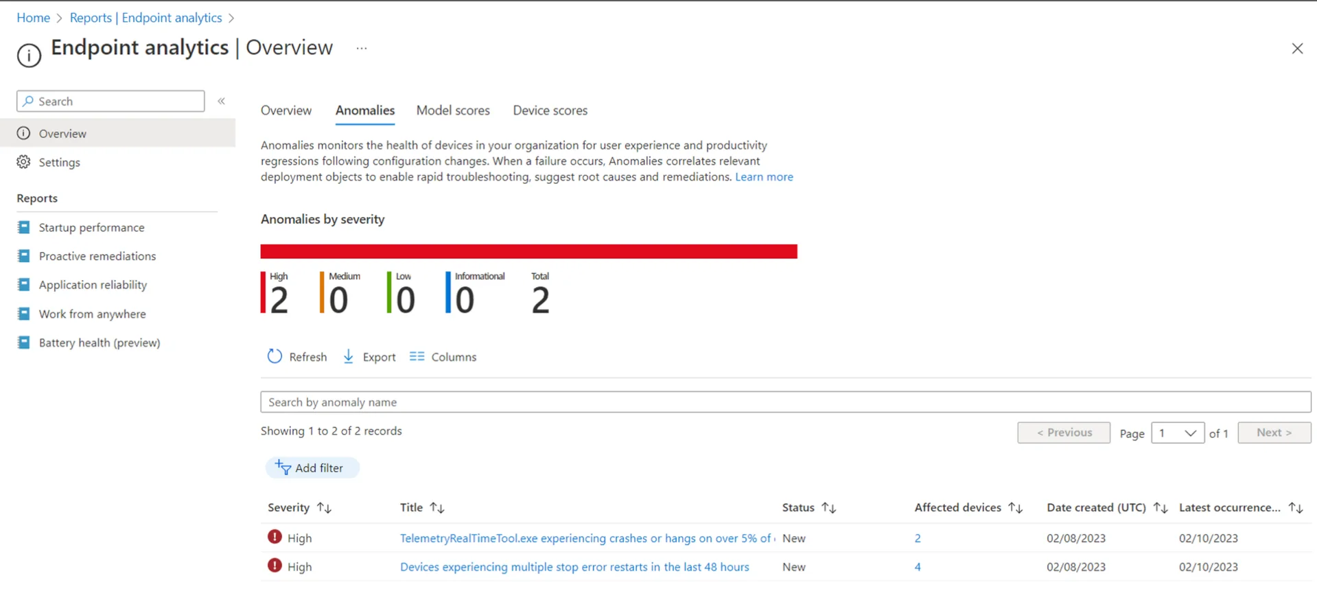 Intune Suite Teil 3: Advanced Endpoint Analytics