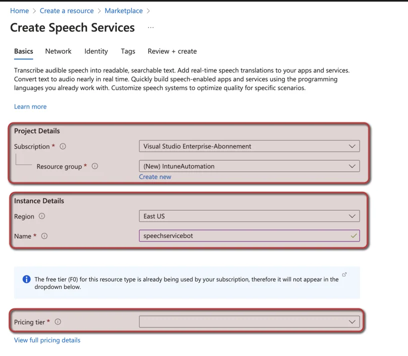 Microsoft Intune KI-Sprachbot Konzeptdiagramm
