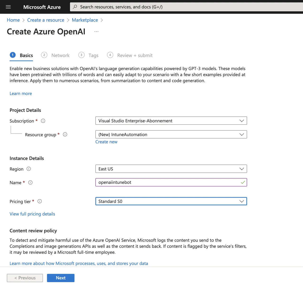 Intune AI Voice Bot