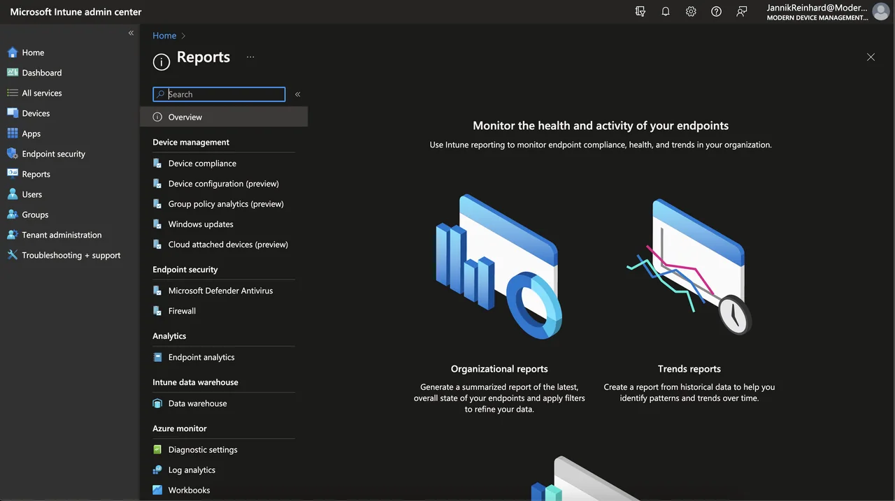 Intune Reporting und Analytics meistern