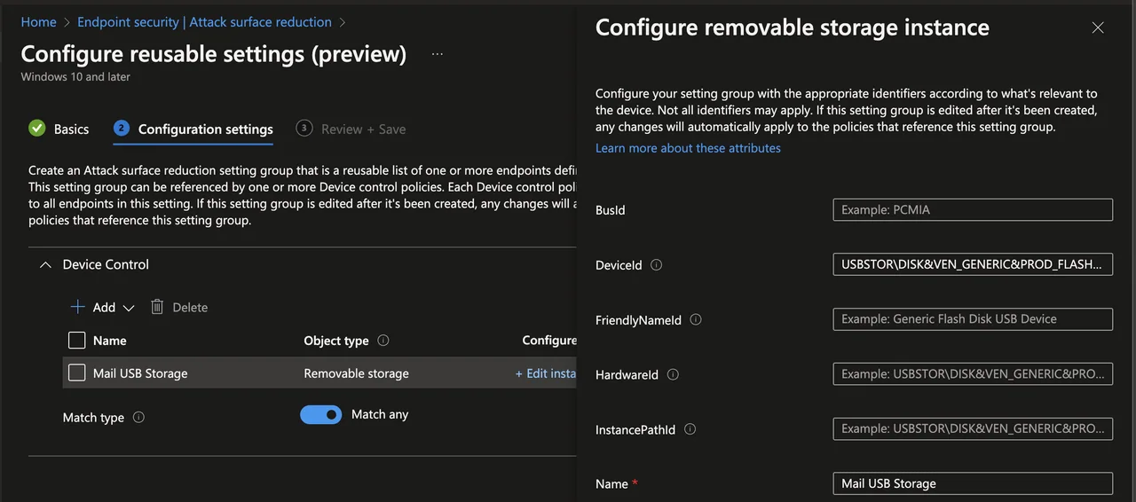 Verwaltung externer Geräte (Peripheriegeräte) mit Intune