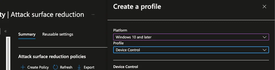 Verwaltung externer Geräte (Peripheriegeräte) mit Intune