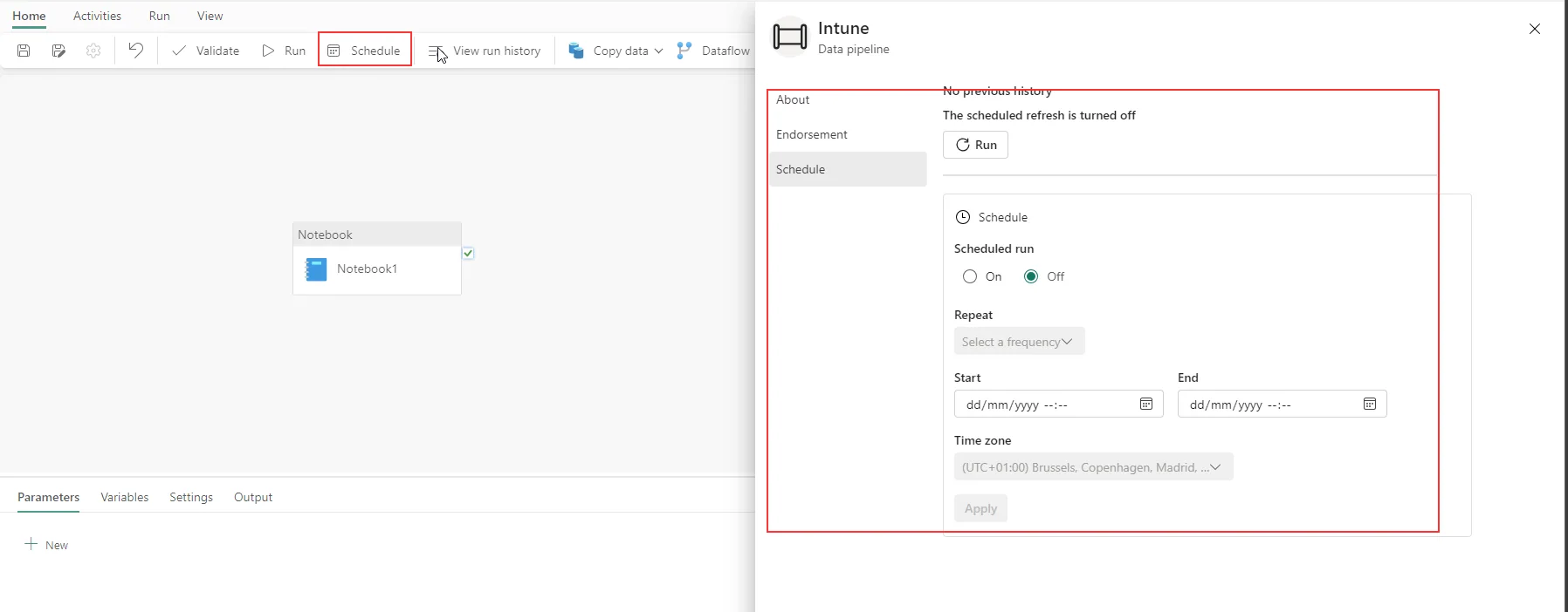 Intune-Daten mit Fabric in OneLake für Power BI exportieren