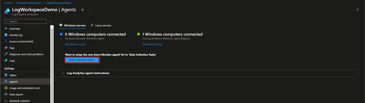 Azure Monitor Agent zur Überwachung von Windows-Geräten (1/2) – Einrichtung