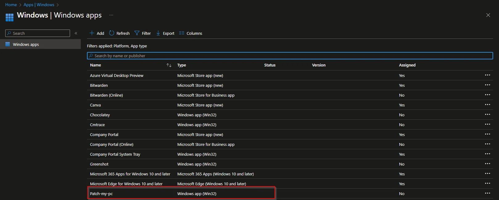 So aktivierst du die Deinstallationsfunktion im Company Portal