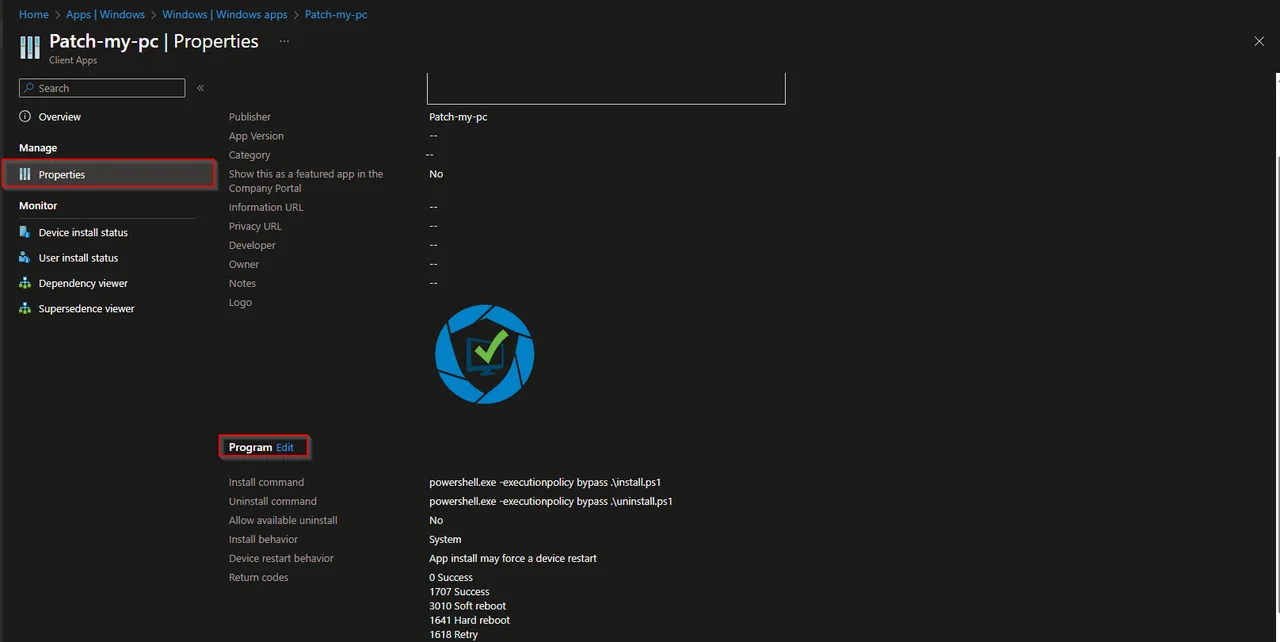 So aktivierst du die Deinstallationsfunktion im Company Portal