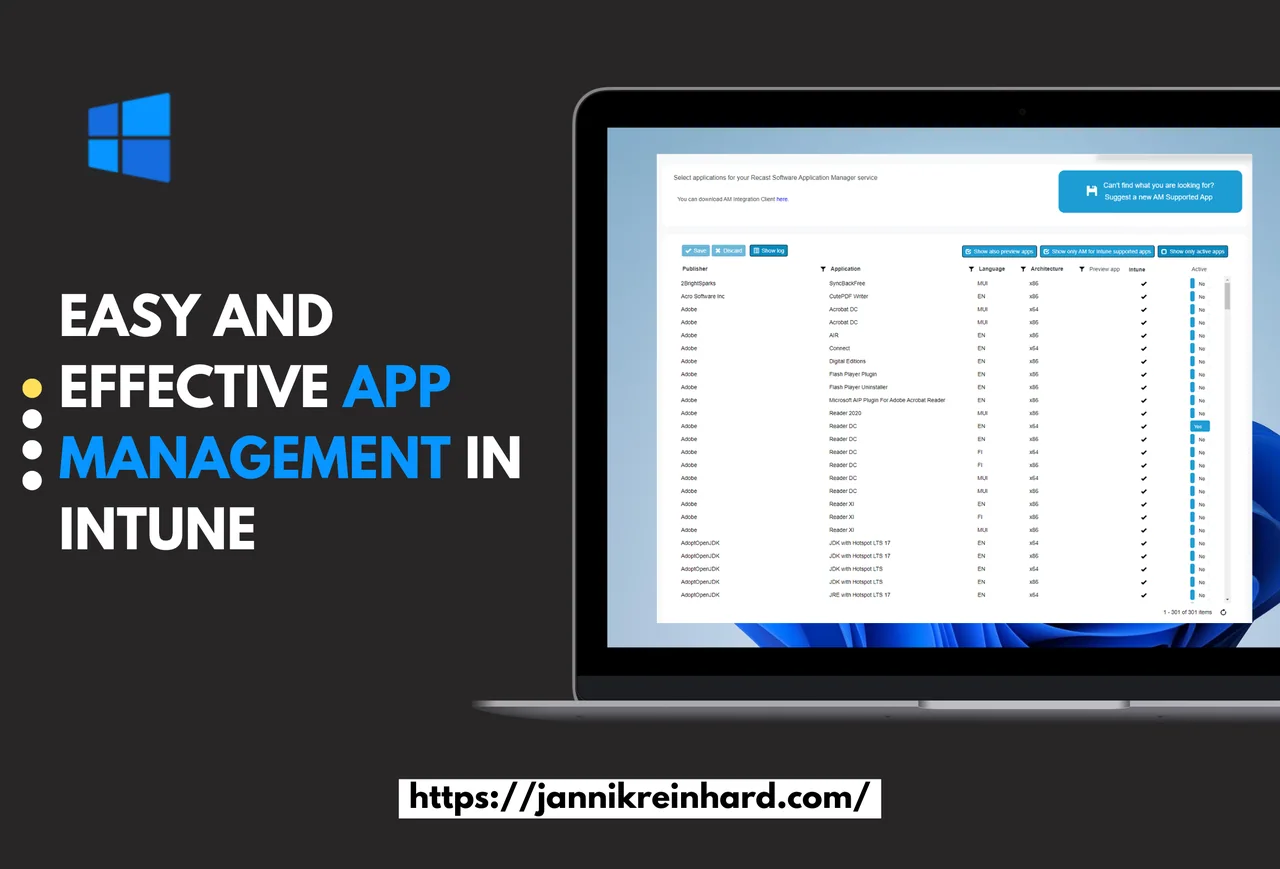 Einfaches und effektives App-Management in Intune