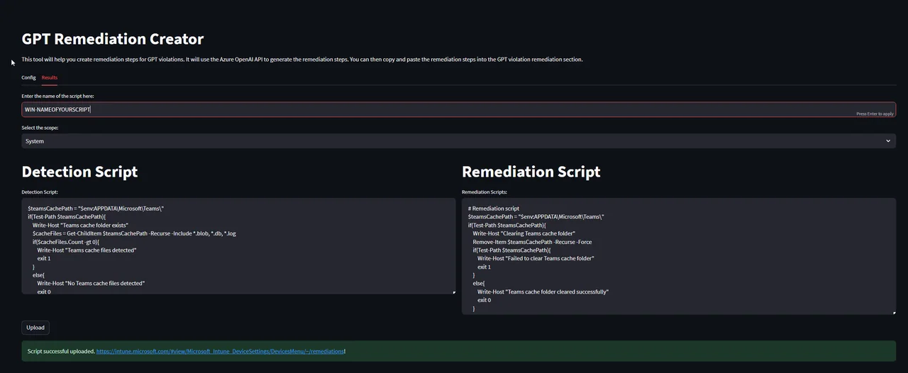 GPT Remediation Creator