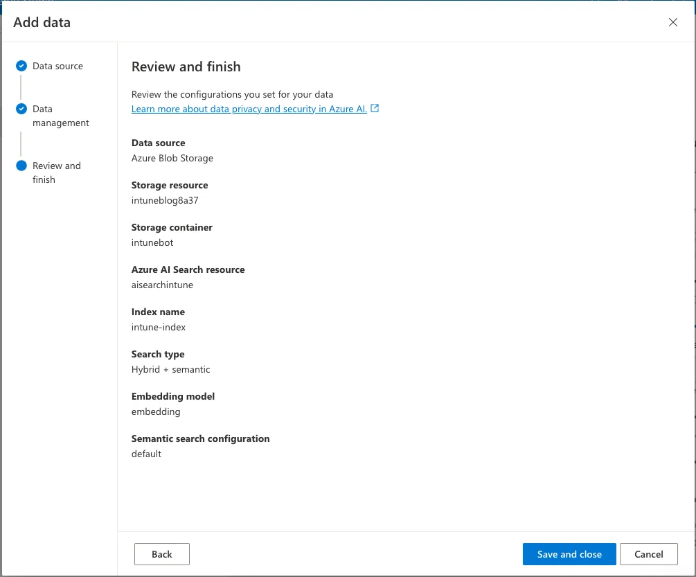 No-Code Intune Copilot im Azure OpenAI Studio erstellen