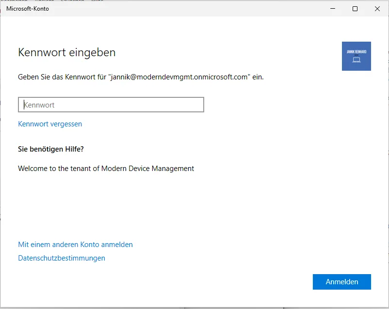 Geräte ohne Zurücksetzen erneut registrieren