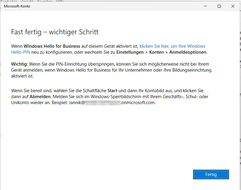 Geräte ohne Zurücksetzen erneut registrieren