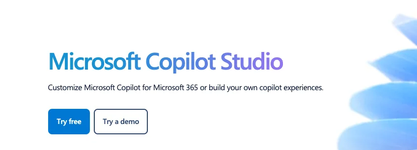 Microsoft Copilot Studio Oberfläche zum Erstellen eines Intune Copilot