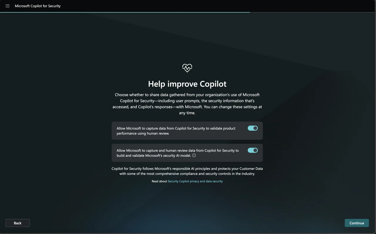 Microsoft Copilot for Security Einrichtung im Azure Portal