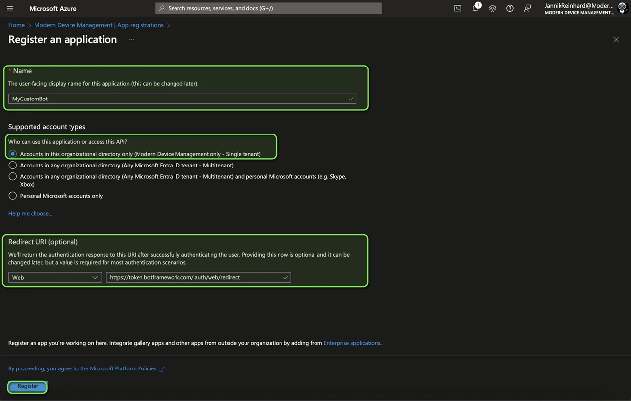 So erstellst du einen eigenen SSO-Teams-Bot