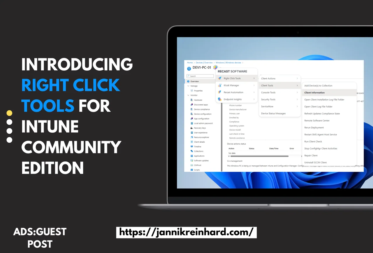 Right Click Tools for Intune: Free Community Edition