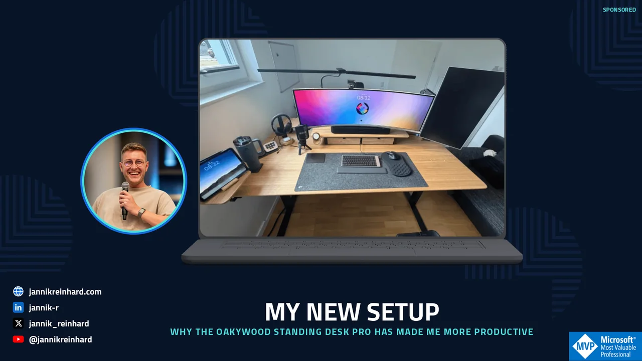 My New Setup: Why the Oakywood Standing Desk Pro Has Actually Made Me More Productive - Jannik Reinhard