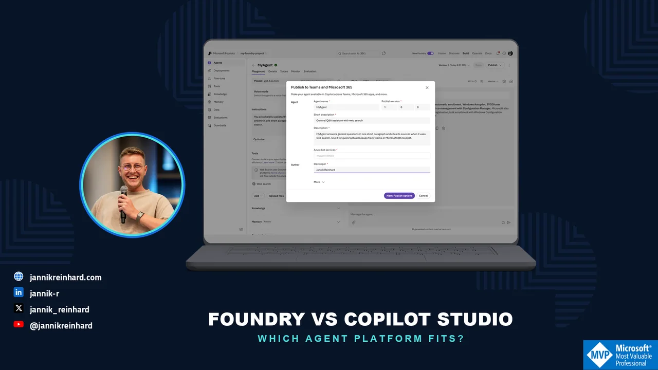 Microsoft Foundry vs Copilot Studio: Which Agent Platform?