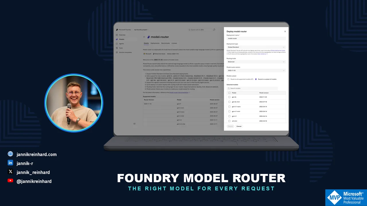 Microsoft Foundry Model Router und Model Catalog: Deep Dive