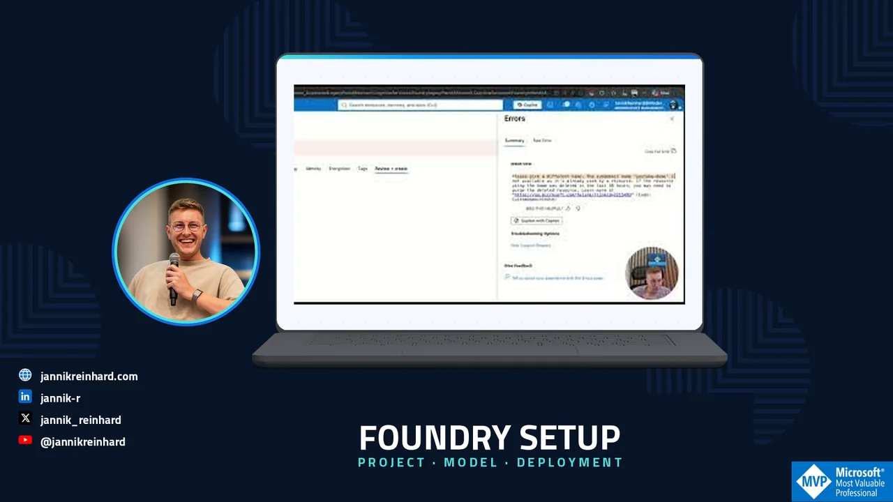 Microsoft Foundry Setup: Project, Model and Deployment