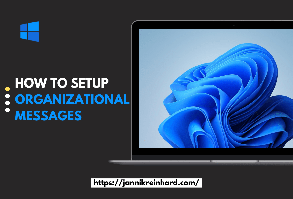 How to setup Organizational&nbsp;messages