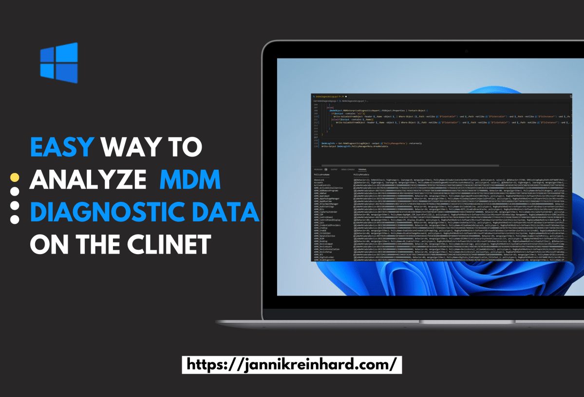 Easy way to analyse MDM Diagnostic data on the&nbsp;client