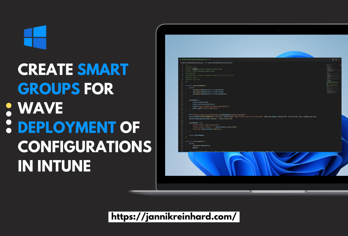 Create Smart Groups for Wave Deployment of Configurations in&nbsp;Intune