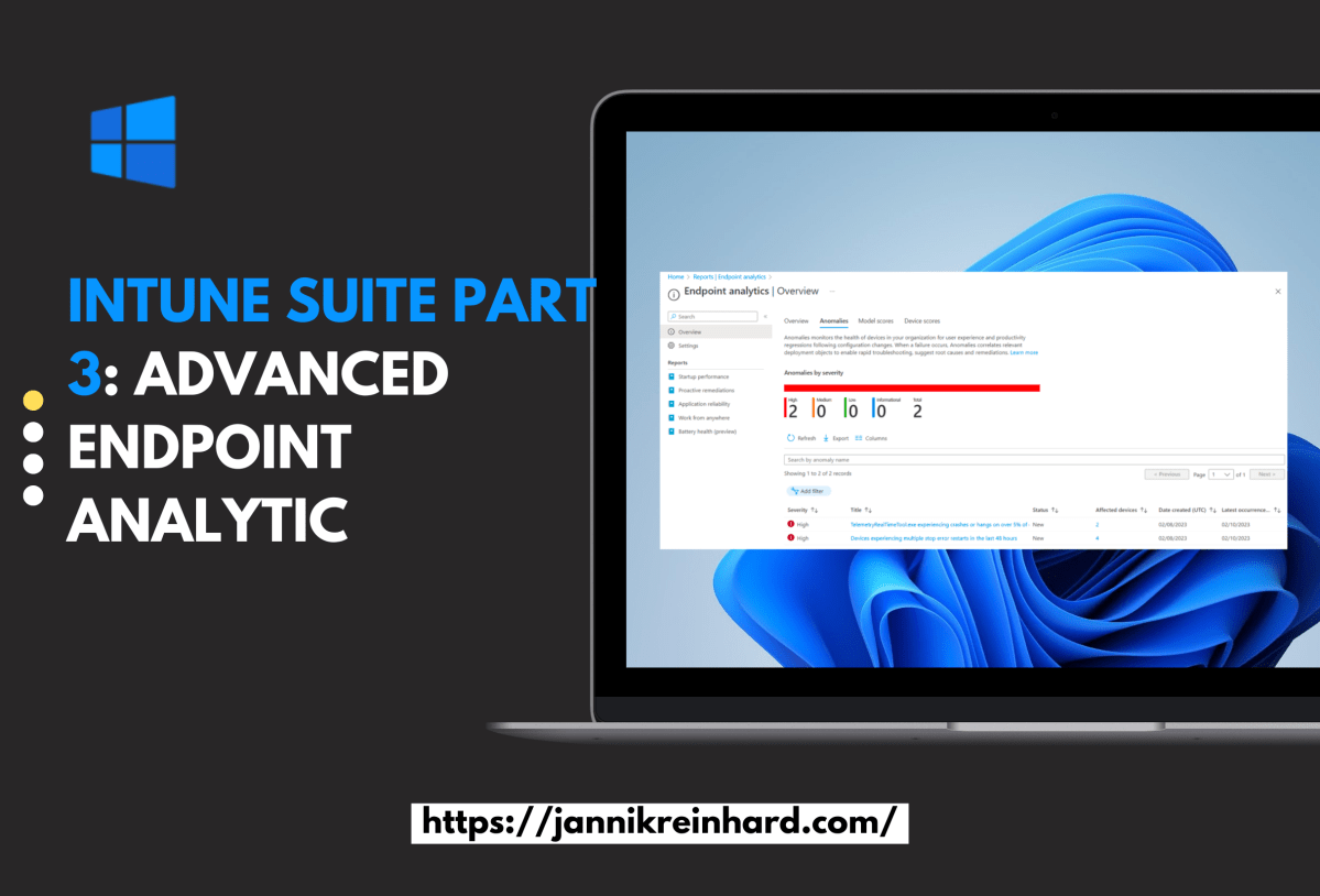 Intune Suite Part 3: Advanced Endpoint&nbsp;Analytics