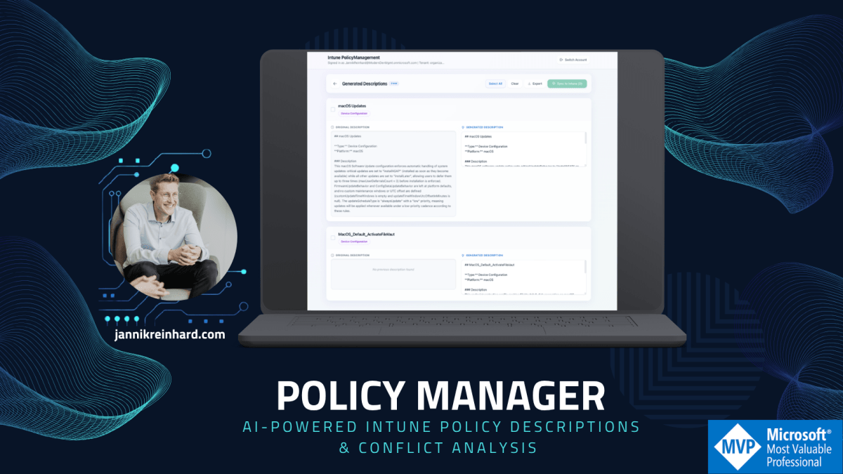 AI-Powered Intune Policy Descriptions & Conflict&nbsp;Analysis